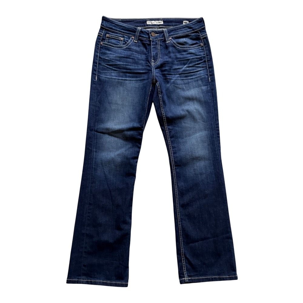 BKE Harper Bootcut Jeans Womens 29x31.5 Dark Wash Stretch Denim Western Casual‎